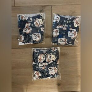 NEW Pack of 3 Wizard School One Size Pocket Baby Diaper Waterproof Fits 8-55 lbs